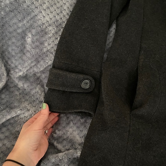 EC Preston & York CharcoalGrey wool coat - Picture 4 of 16